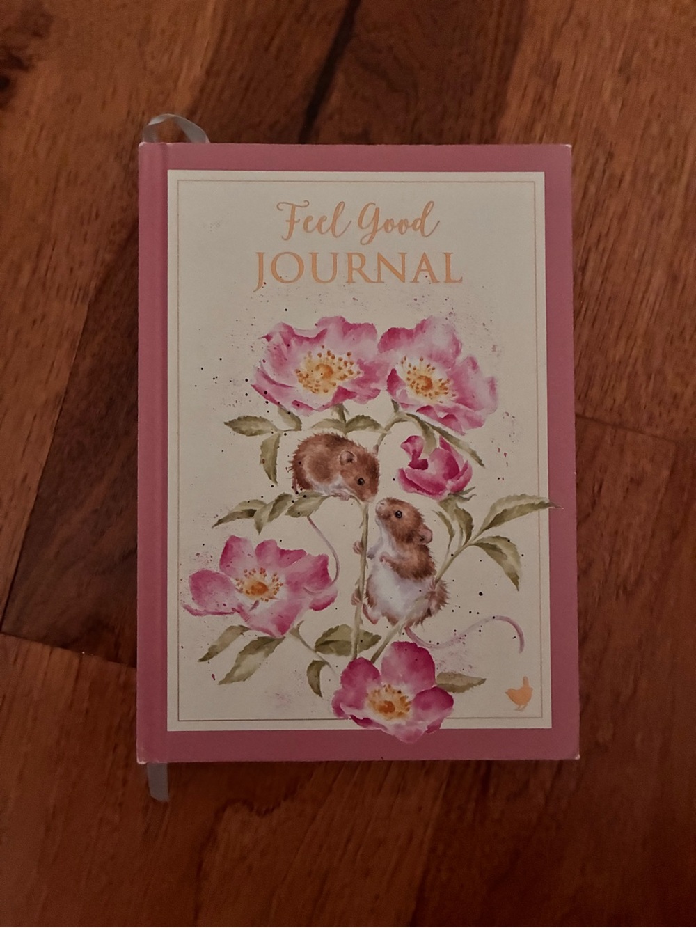 Feel Good Journal Pink Floral Small Pets Notebook